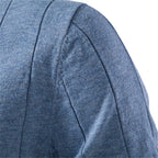 Men's Cotton Stripe T-Shirt - Casual O-Neck Summer Top in Solid Colors