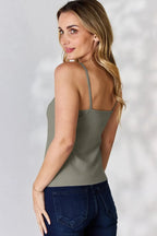 Basic Bae Full Size Round Neck Slim Cami Plus Size
