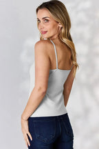 Basic Bae Full Size Round Neck Slim Cami Plus Size