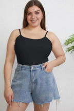 Basic Bae Full Size Round Neck Slim Cami Plus Size