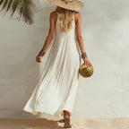 Boho Maxi Dress for Women | Flowy Summer Beach Dress in Lightweight Fabric