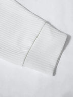 Cotton Striped Long Sleeve Polo Shirt for Men - Casual Wear