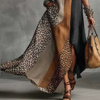 Women's Maxi Dress with Split Hem & Halter Neck | Summer Party Dress