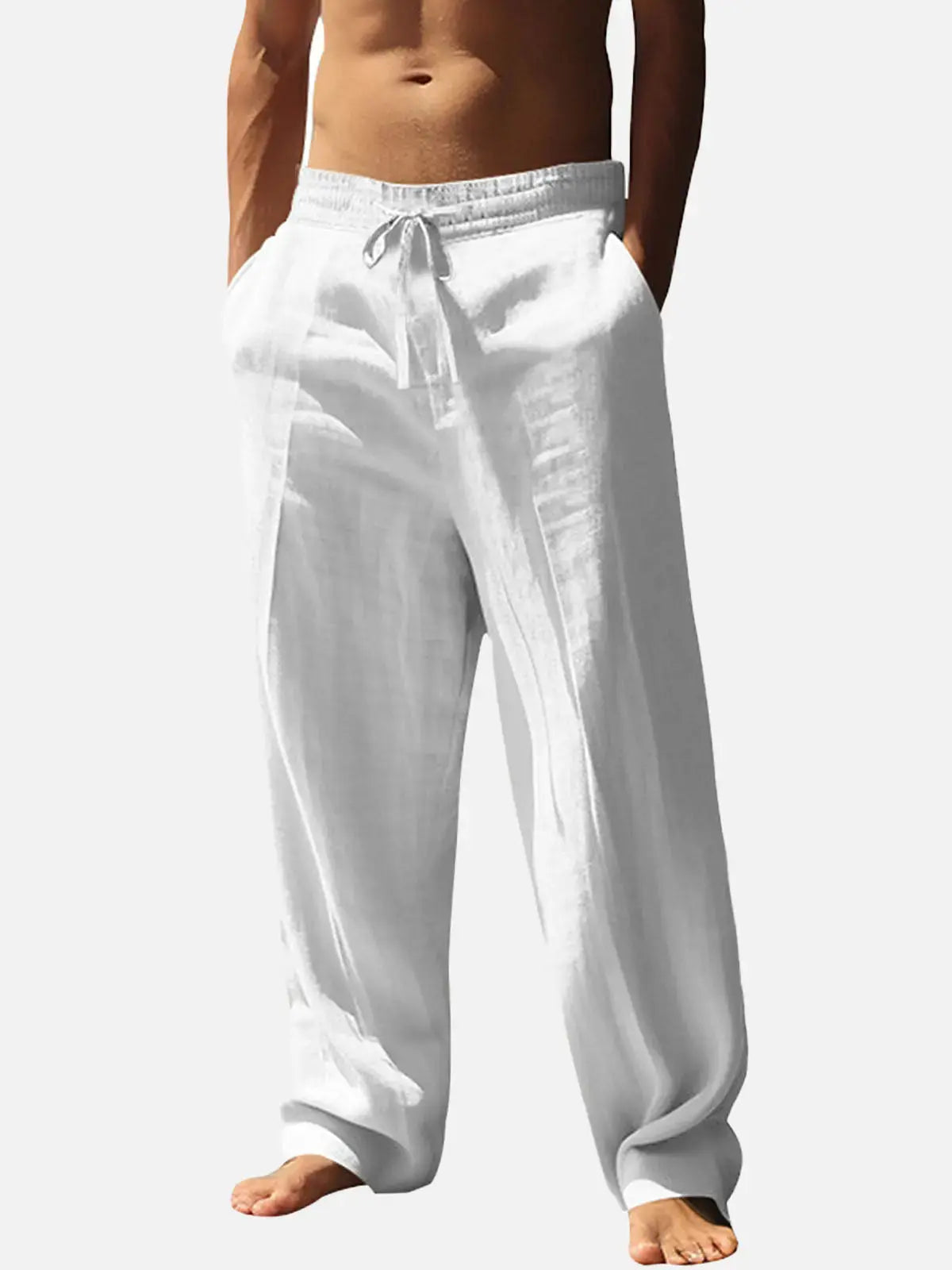 Linen Relaxed Fit Pants for Comfortable Casual Wear