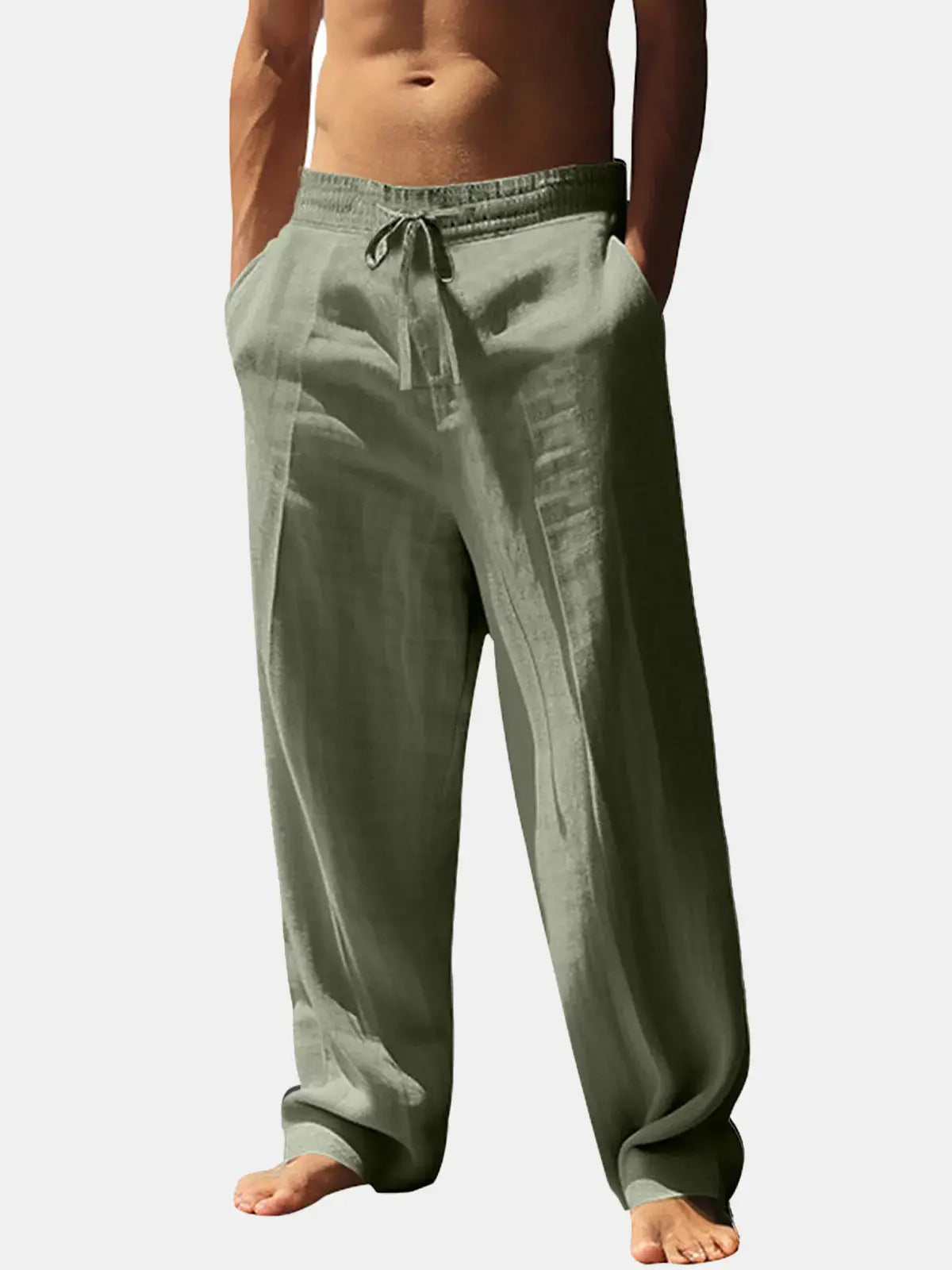 Linen Relaxed Fit Pants for Comfortable Casual Wear