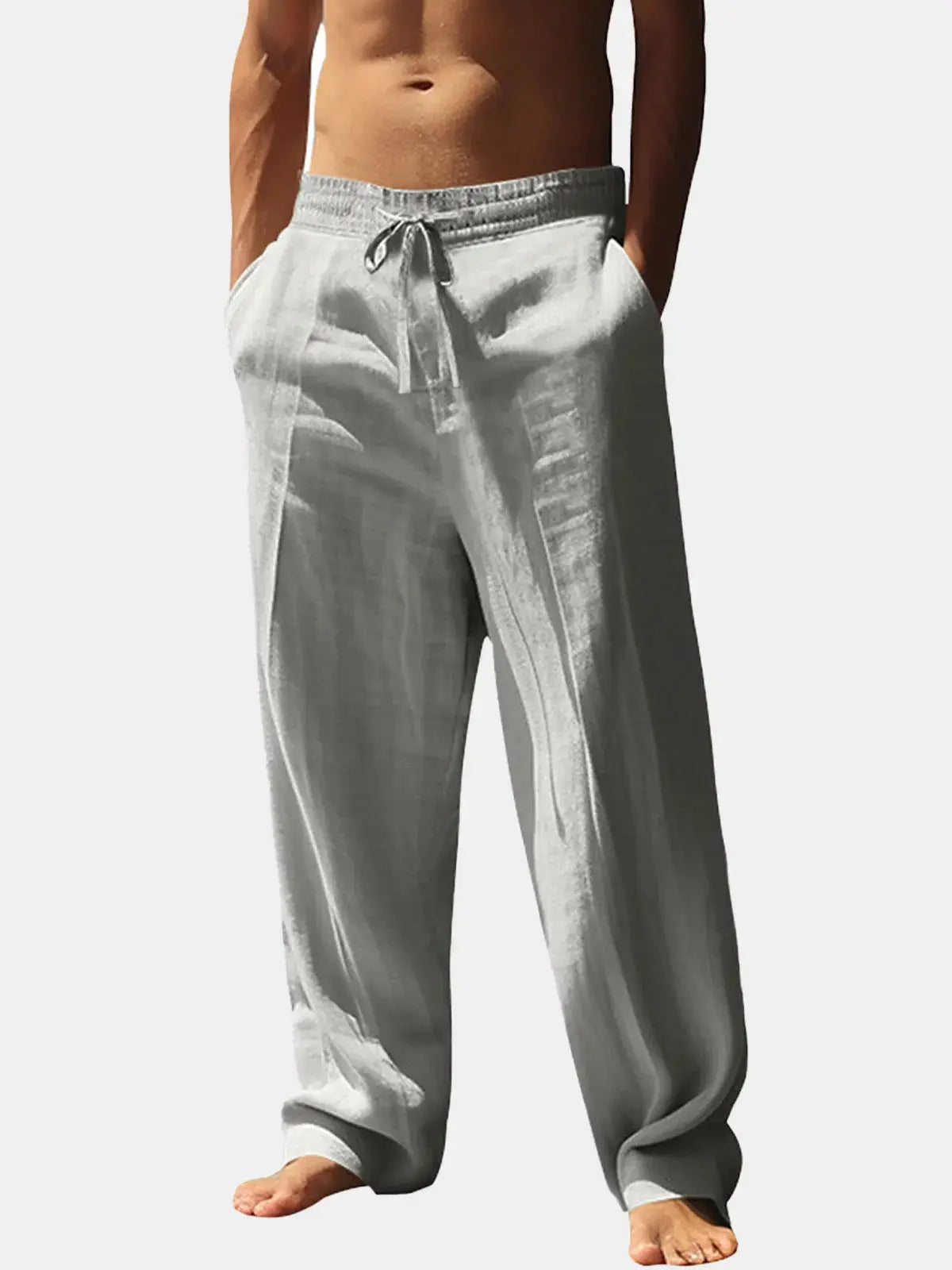 Linen Relaxed Fit Pants for Comfortable Casual Wear