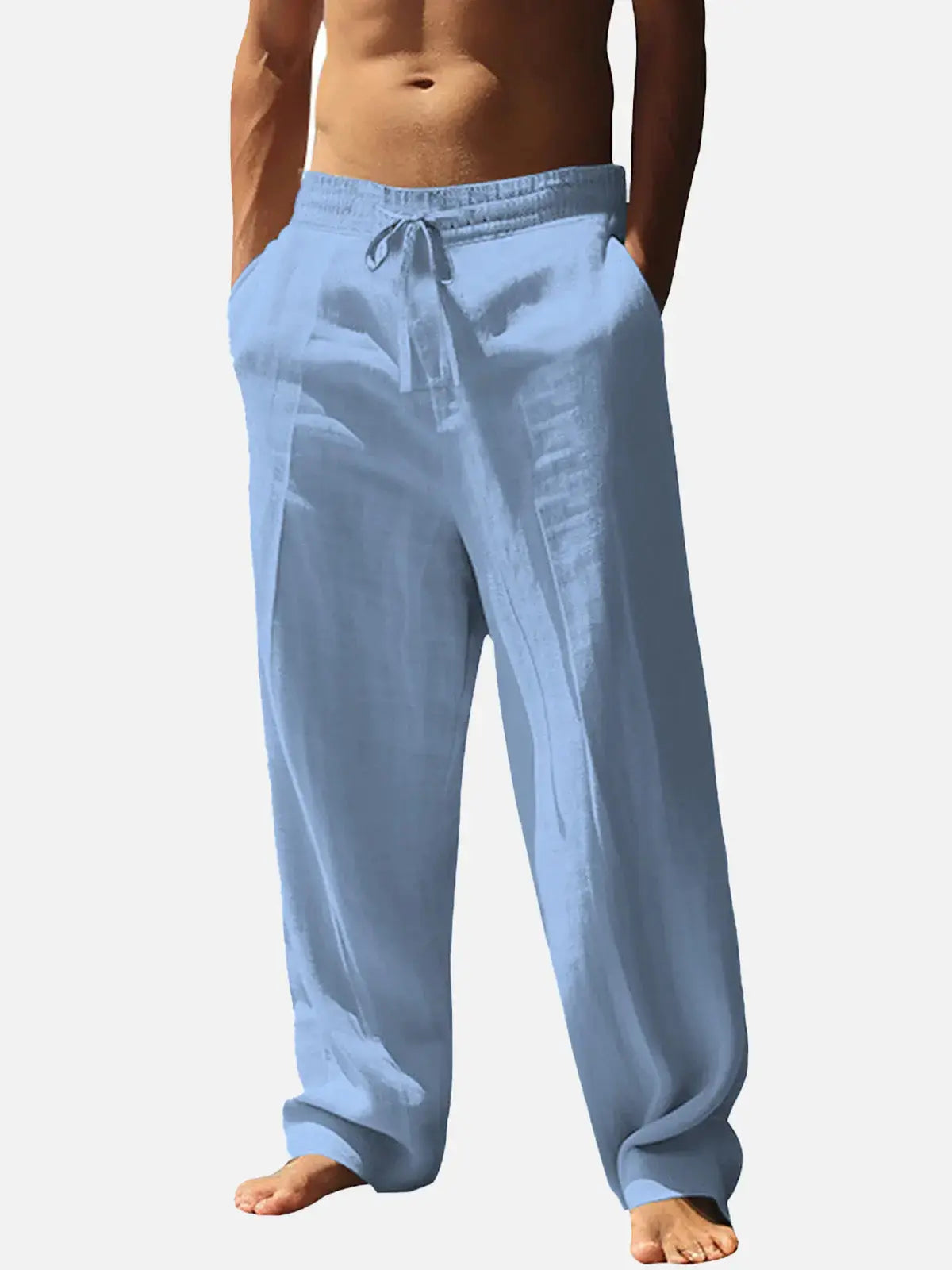 Linen Relaxed Fit Pants for Comfortable Casual Wear