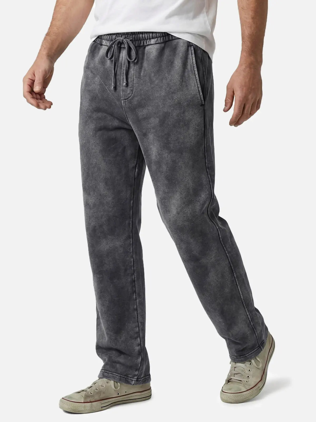 Vintage Washed Cotton Sweatpants | Relaxed Fit | Casual Loungewear