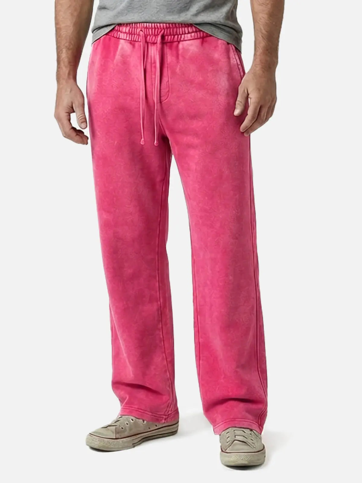 Vintage Washed Cotton Sweatpants | Relaxed Fit | Casual Loungewear