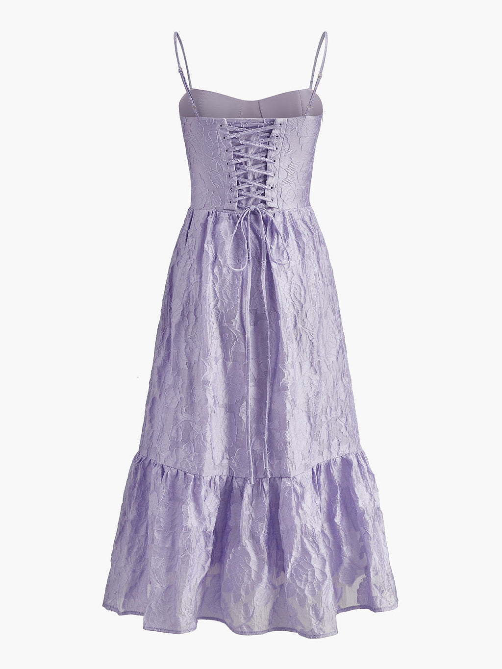 Jacquard Backless Maxi Dress - Sleeveless Elegant Shift for Weddings & Vacations