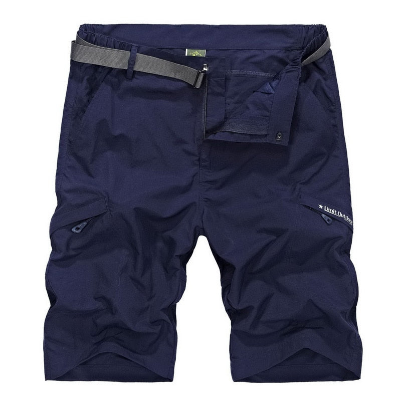 Comfortable Loose Fit Cargo Shorts for Men | Durable Cotton Blend | Casual Wear