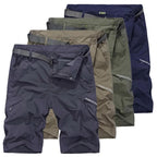 Comfortable Loose Fit Cargo Shorts for Men | Durable Cotton Blend | Casual Wear