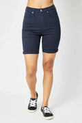 Judy Blue Full Size High Waist Tummy Control Bermuda Shorts
