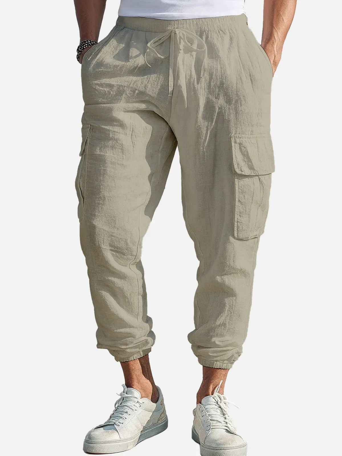Lightweight Casual Cargo Jogger Pants for Men - Comfortable Everyday Wear