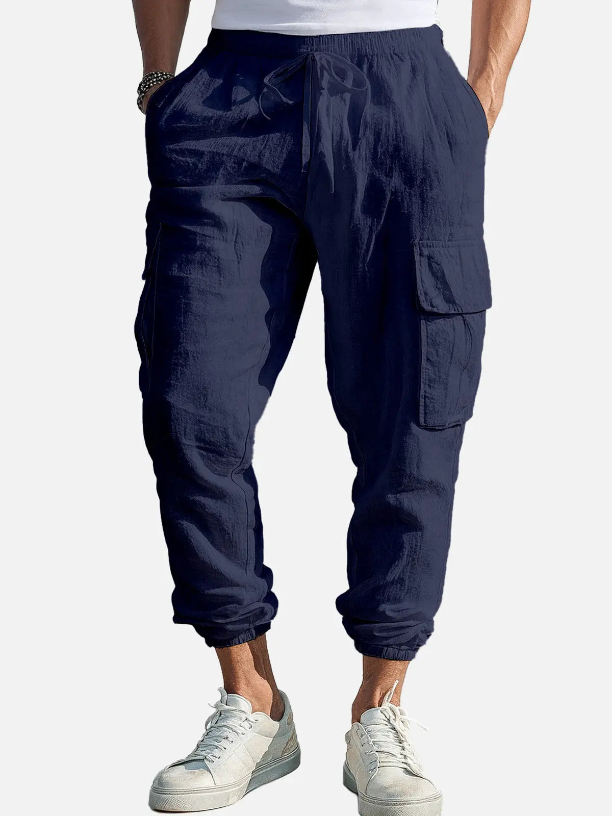 Lightweight Casual Cargo Jogger Pants for Men - Comfortable Everyday Wear