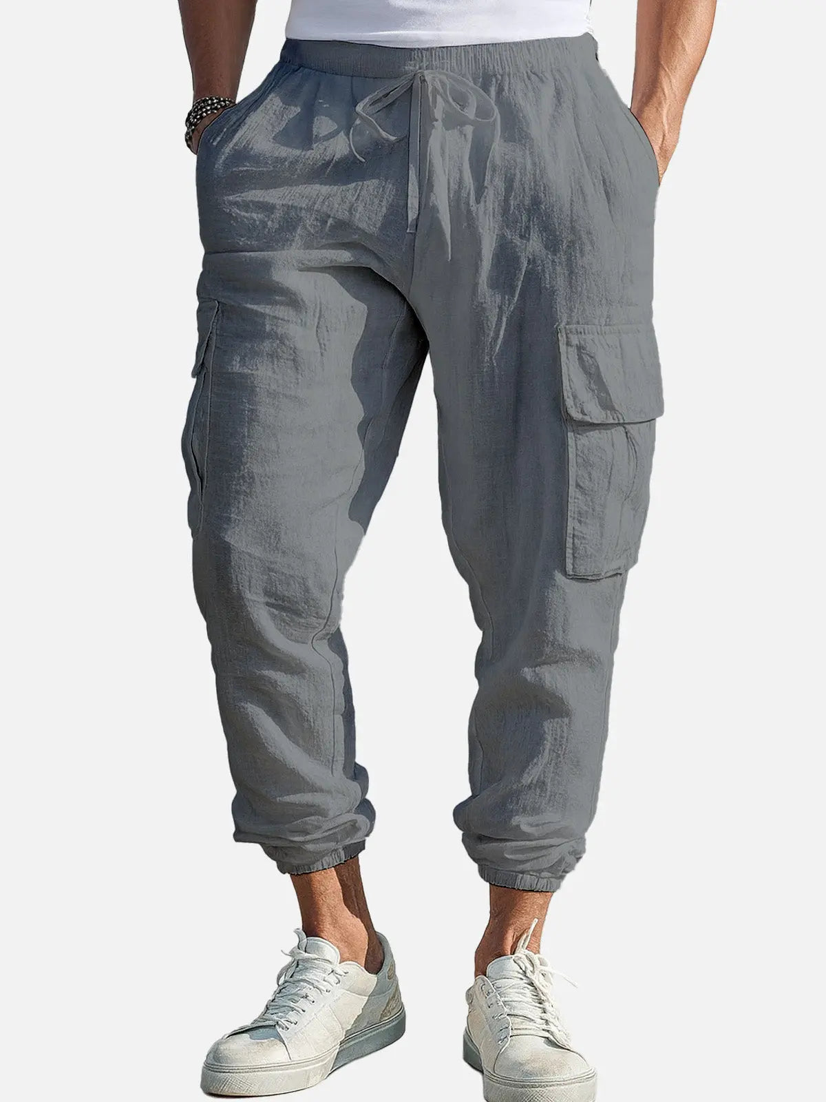 Lightweight Casual Cargo Jogger Pants for Men - Comfortable Everyday Wear