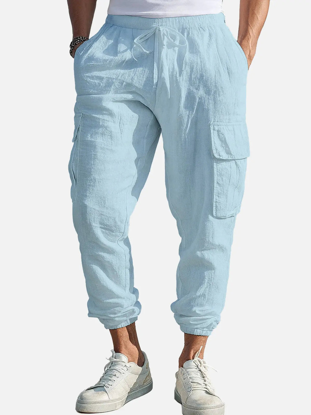 Lightweight Casual Cargo Jogger Pants for Men - Comfortable Everyday Wear