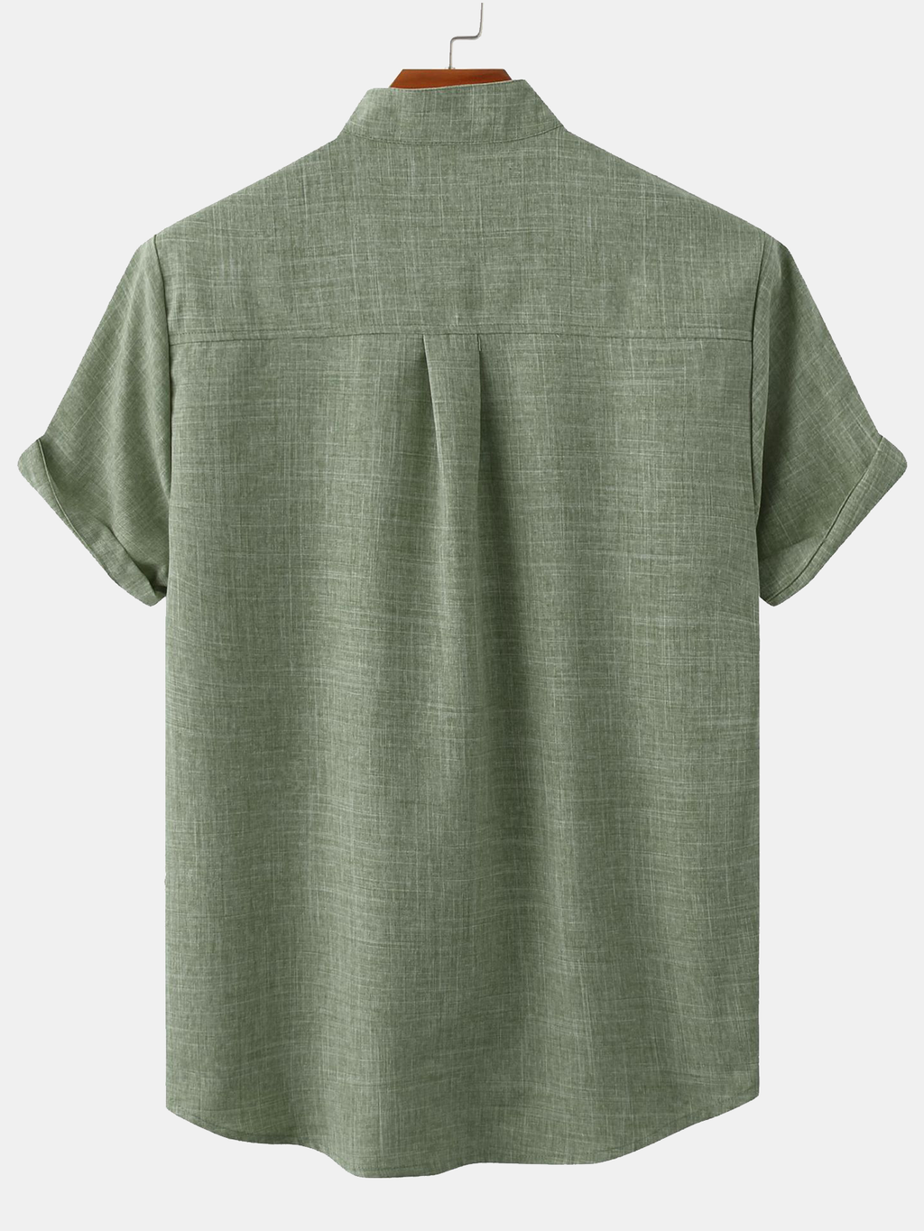 Men's Cotton-Blend Casual Shirt - Comfortable Everyday Wear for All Seasons