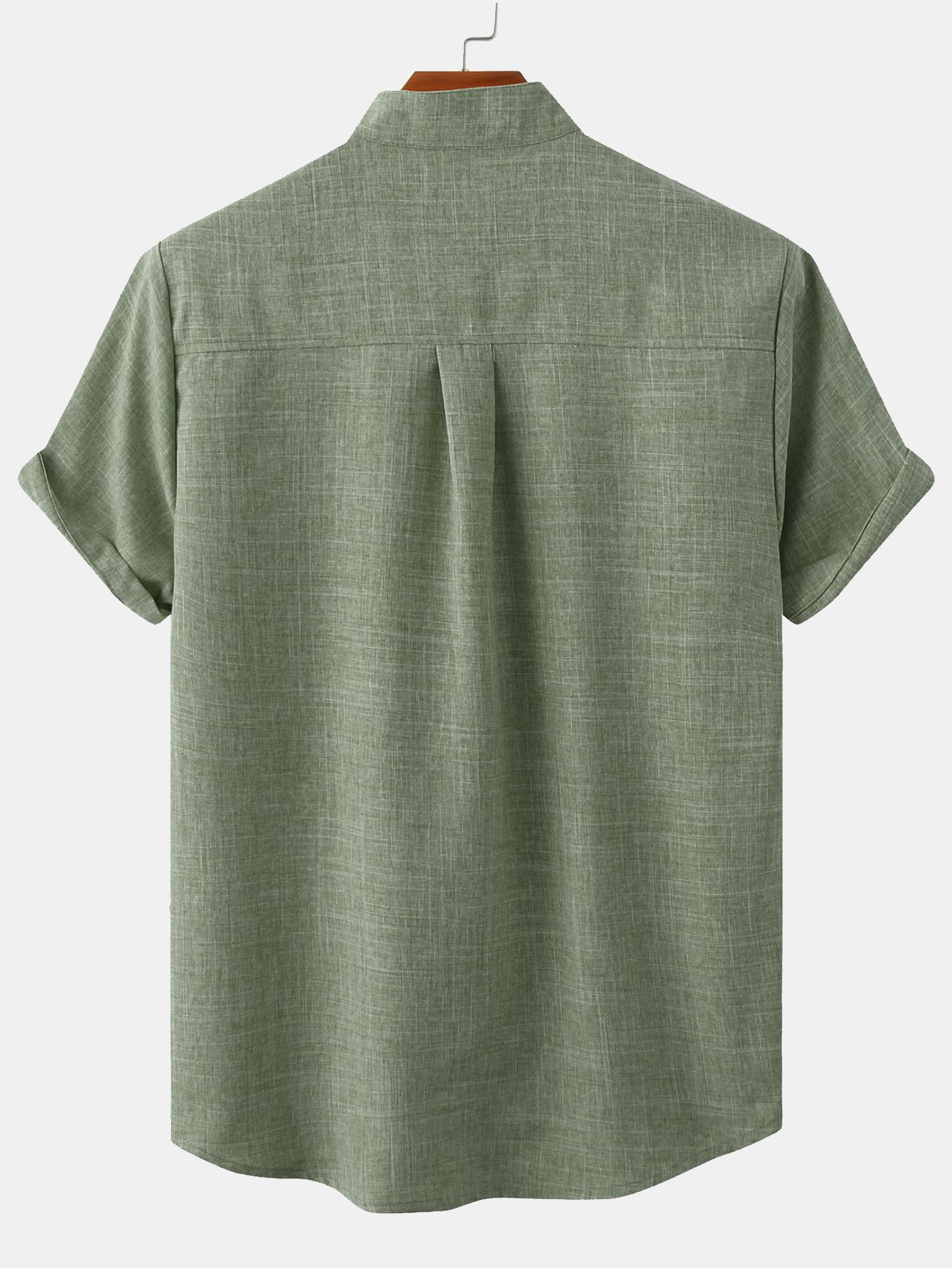 Men's Cotton-Blend Casual Shirt - Comfortable Everyday Wear for All Seasons