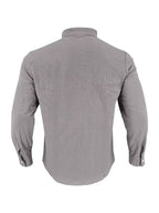 Men's Cotton Linen Long Sleeve Henley Shirt - Casual Relaxed Fit Vintage Top
