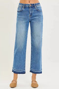 RISEN Full Size Slouchy Cropped Boyfriend Jeans Plus Size