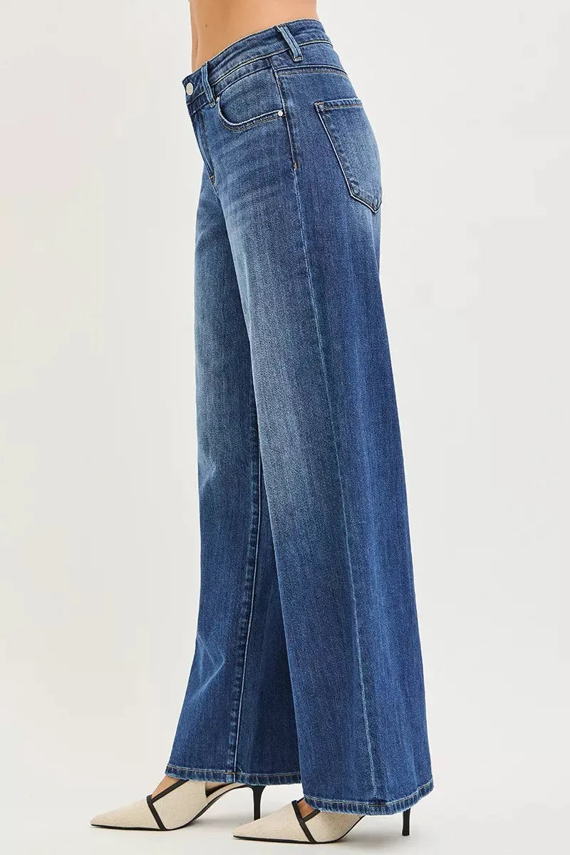 RISEN Slouchy Baggy Jeans with Pockets