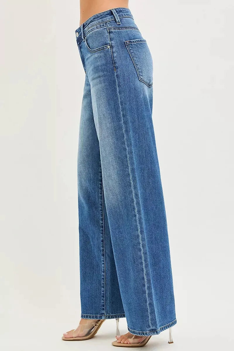 RISEN Slouchy Baggy Jeans with Pockets