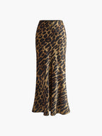 Printed Low Waist Maxi Dress - Casual Woven Summer Dress for Women