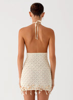 White Crochet Mini Dress | Chic Summer Style for Casual Outings