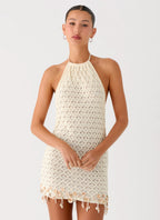 White Crochet Mini Dress | Chic Summer Style for Casual Outings