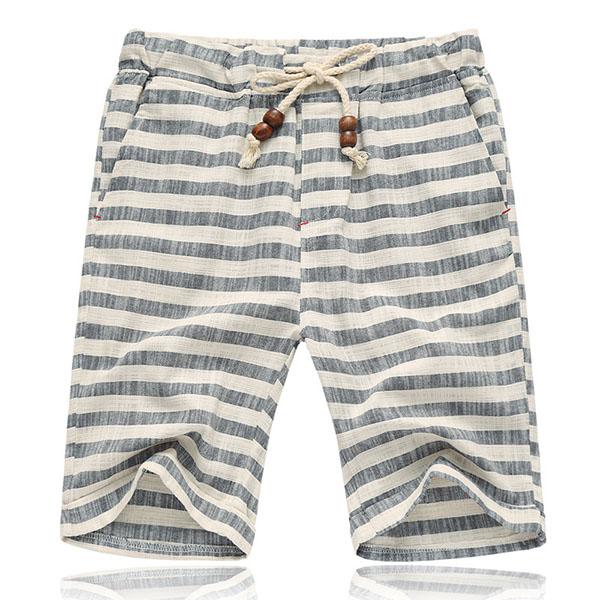 Striped Casual Shorts for Men | Comfortable Tailored Fit | Lightweight Fabric