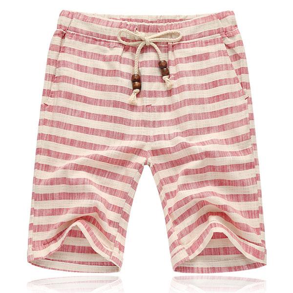 Striped Casual Shorts for Men | Comfortable Tailored Fit | Lightweight Fabric
