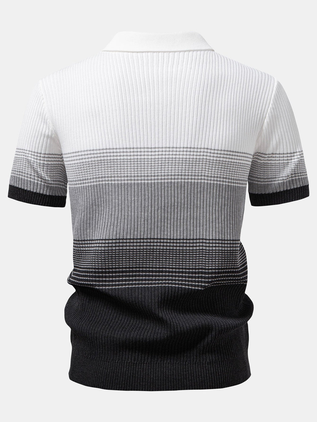 Gradient Contrast Polo Shirt | Regular Fit | Modern Fade Design for Casual Wear
