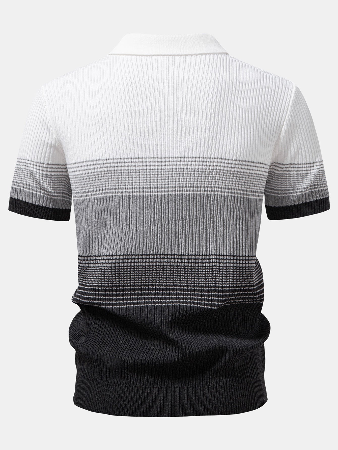 Gradient Contrast Polo Shirt | Regular Fit | Modern Fade Design for Casual Wear