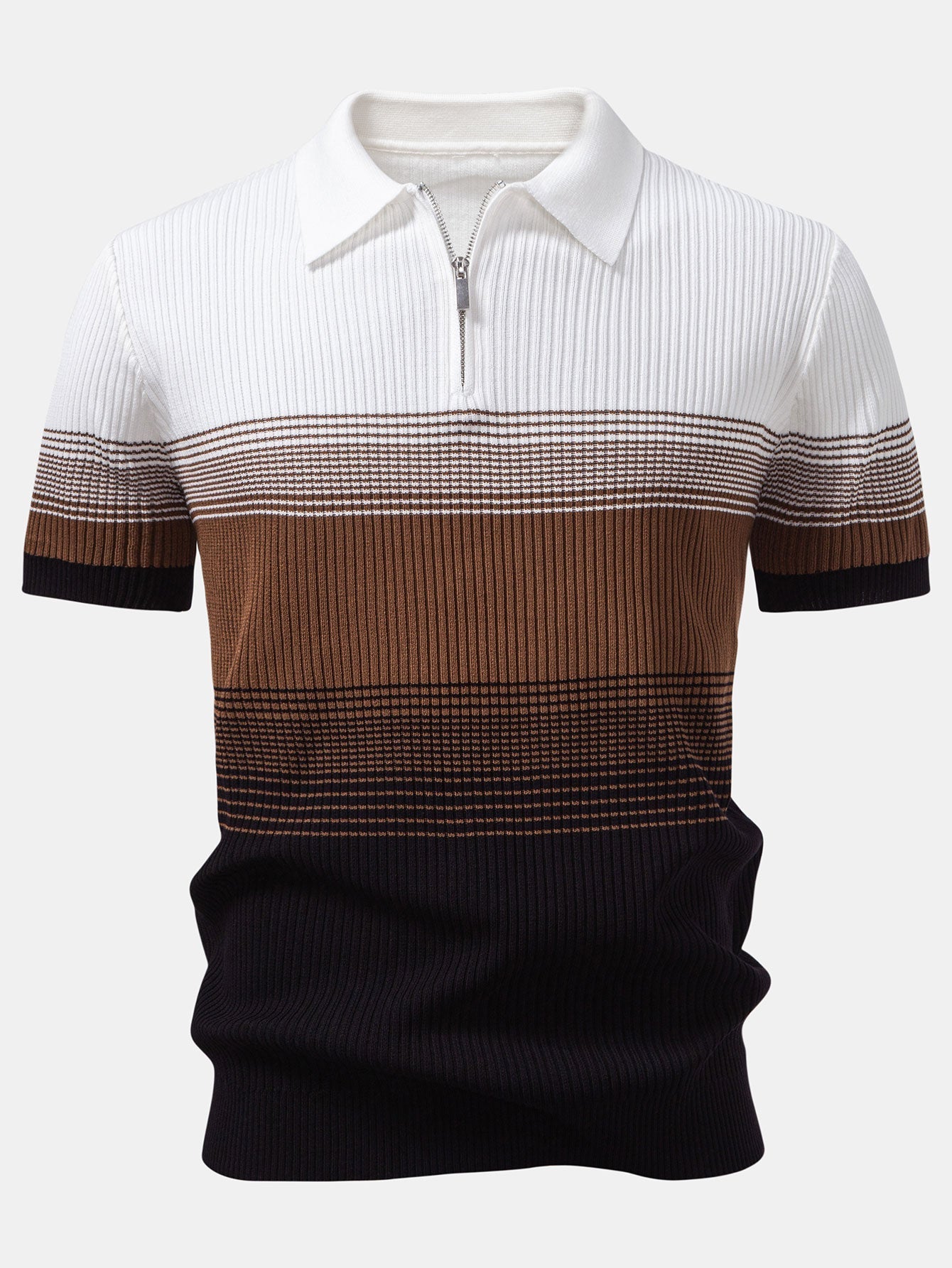 Gradient Contrast Polo Shirt | Regular Fit | Modern Fade Design for Casual Wear