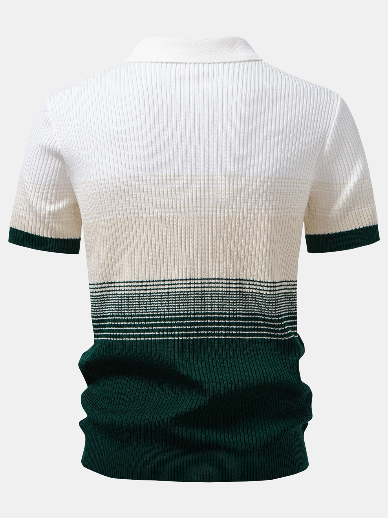 Gradient Contrast Polo Shirt | Regular Fit | Modern Fade Design for Casual Wear