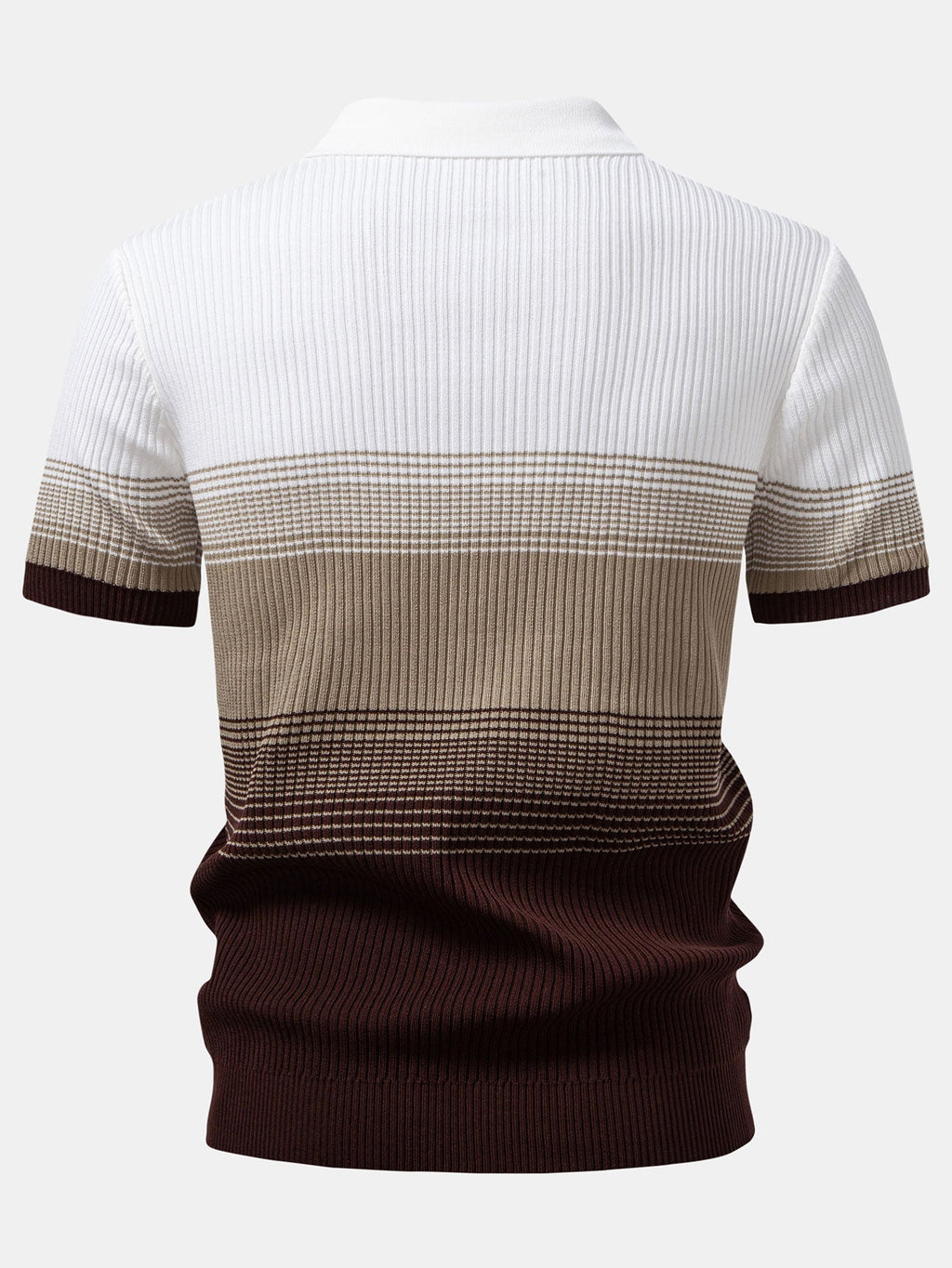 Gradient Contrast Polo Shirt | Regular Fit | Modern Fade Design for Casual Wear