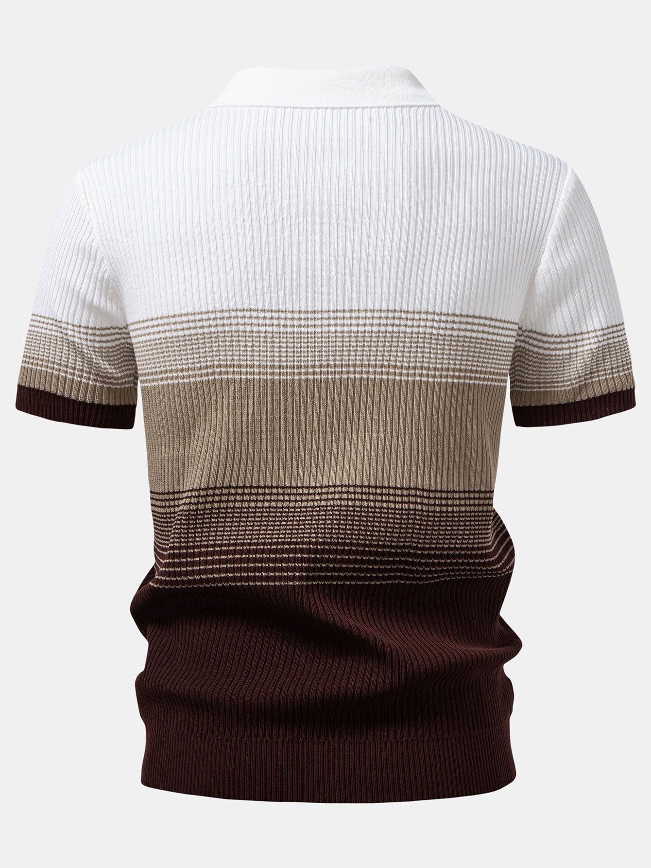 Gradient Contrast Polo Shirt | Regular Fit | Modern Fade Design for Casual Wear