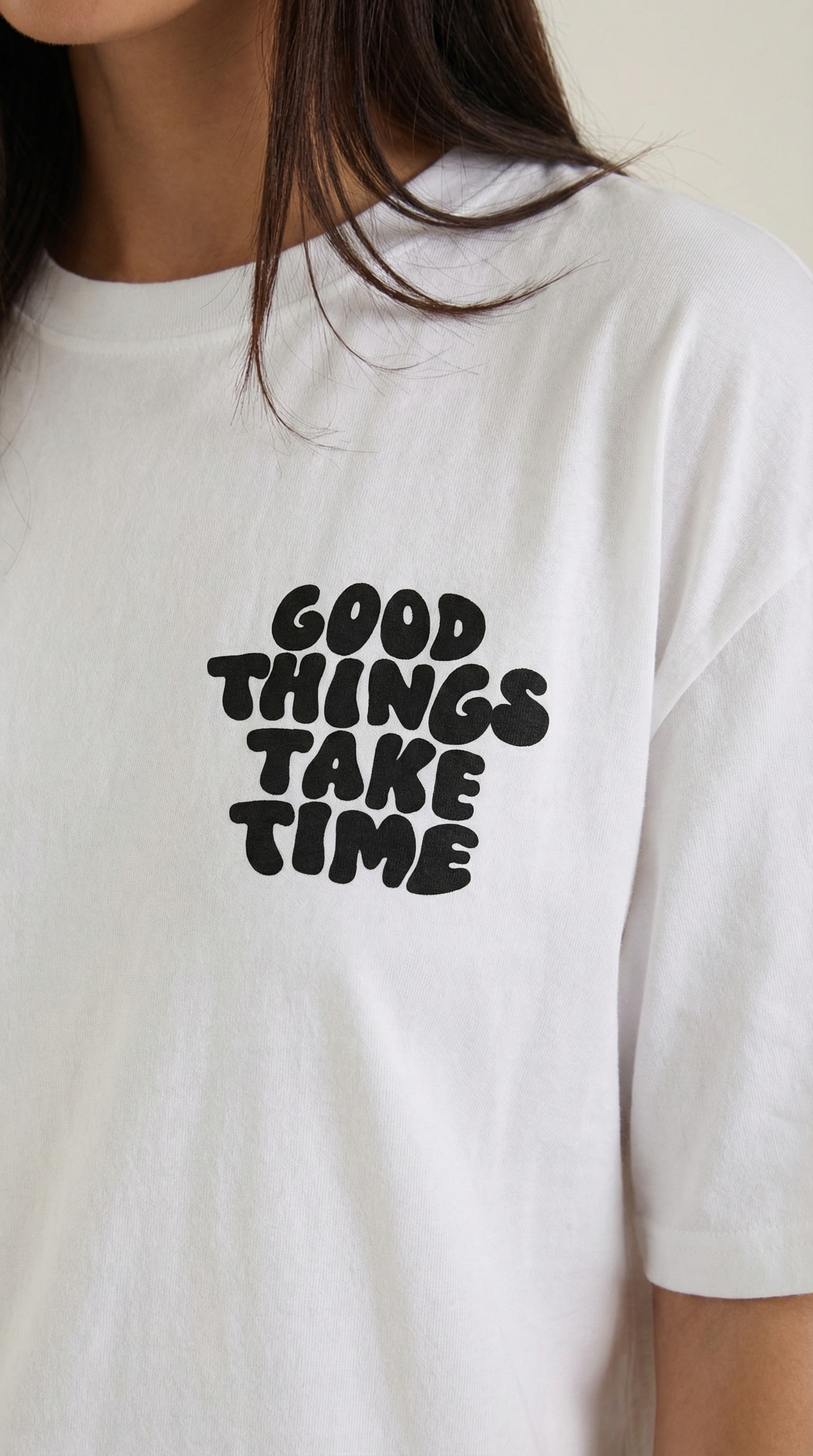 Oversized Graphic T-Shirt for Women - Soft Cotton Relaxed Fit Inspirational Tee