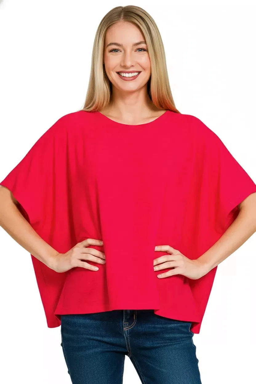 Zenana Round Neck Short Sleeve T-Shirt